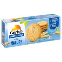Biscuiti natur fara zahar, 132 g, Gerble
