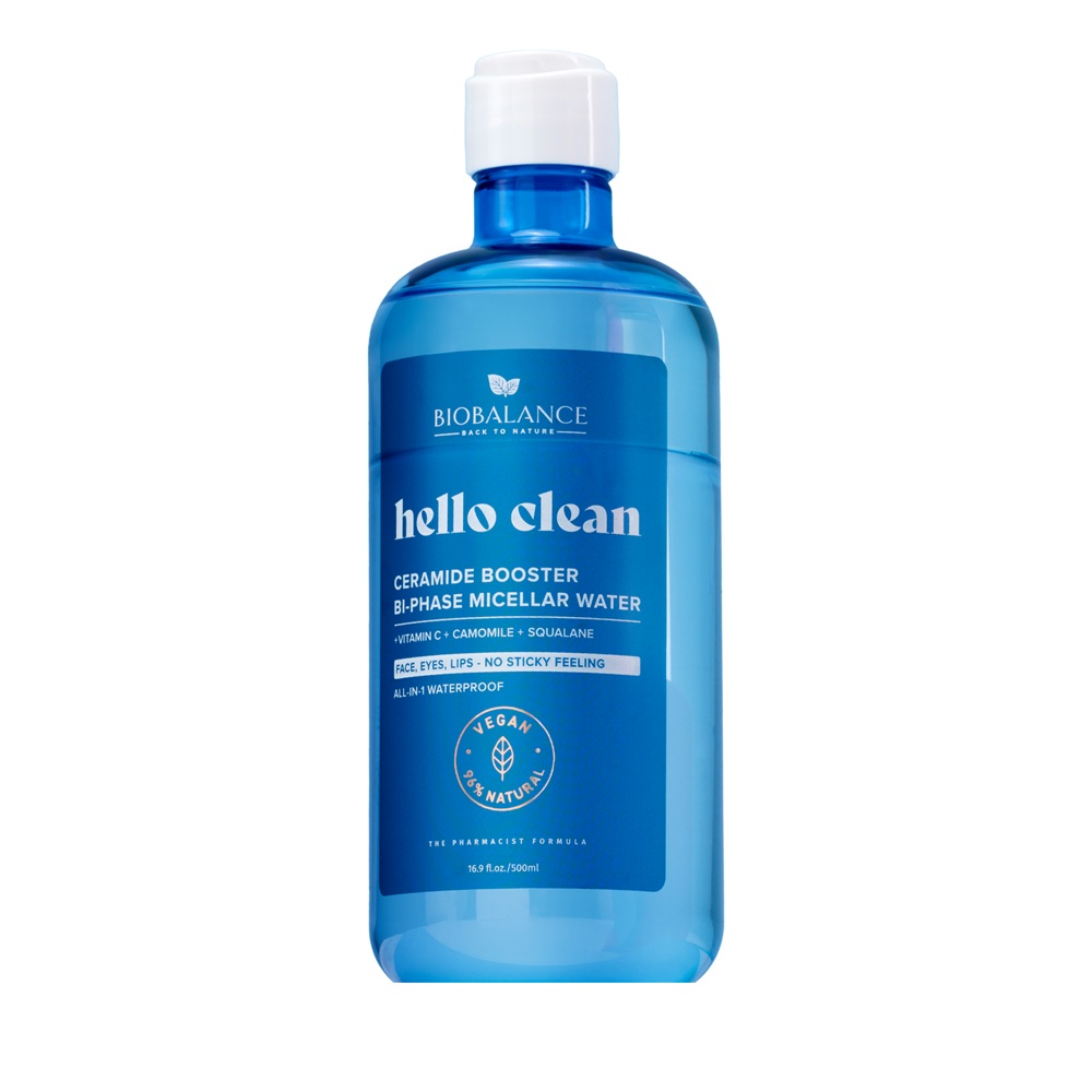 Apa micelara bifazica Ceraminde Booster Hello Clean, 500 ml, Bio Balance