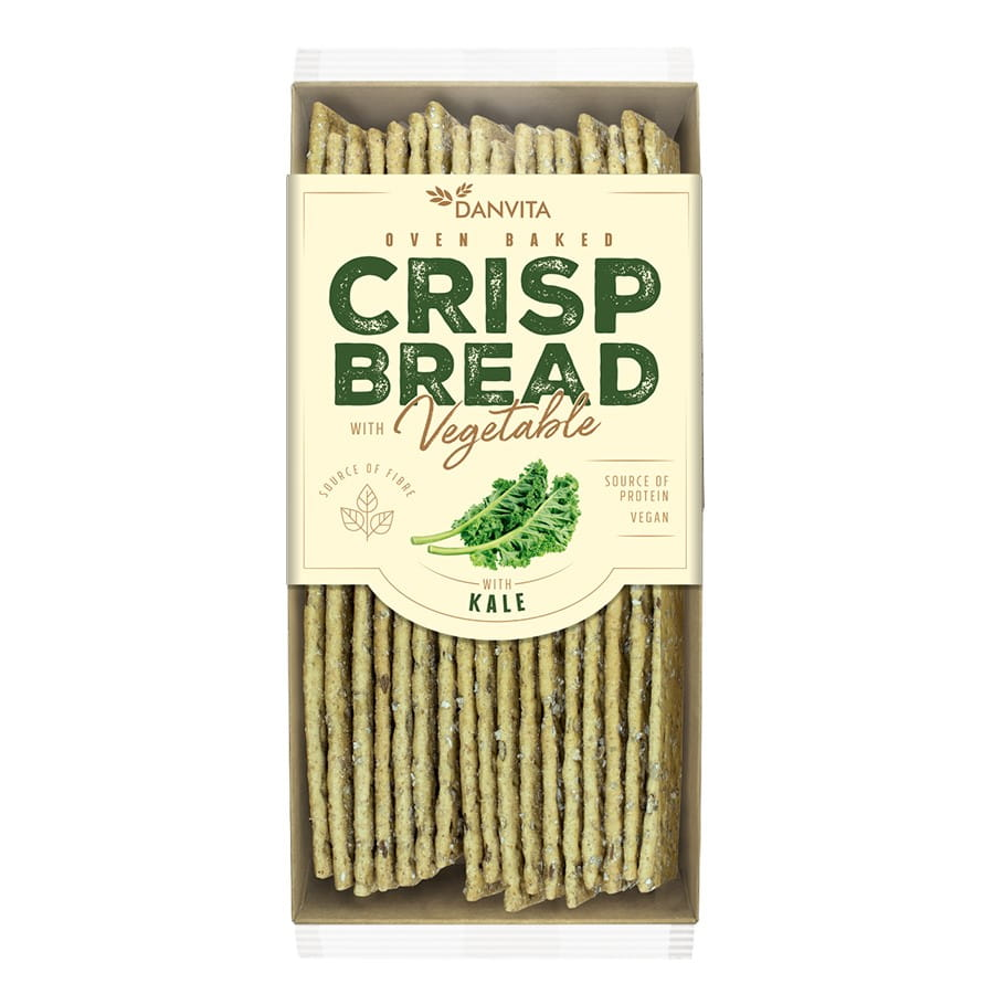 Paine crocanta cu Kale, 130 g, Danvita