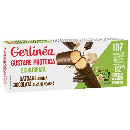 Batoane Duo Ciocolata, 62 g, Gerlinea 619654