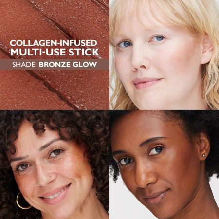 Stick pentru fata Bronze Glow Instant Firmx Collagen Bounce, 16 g, Peter Thomas Roth 652107
