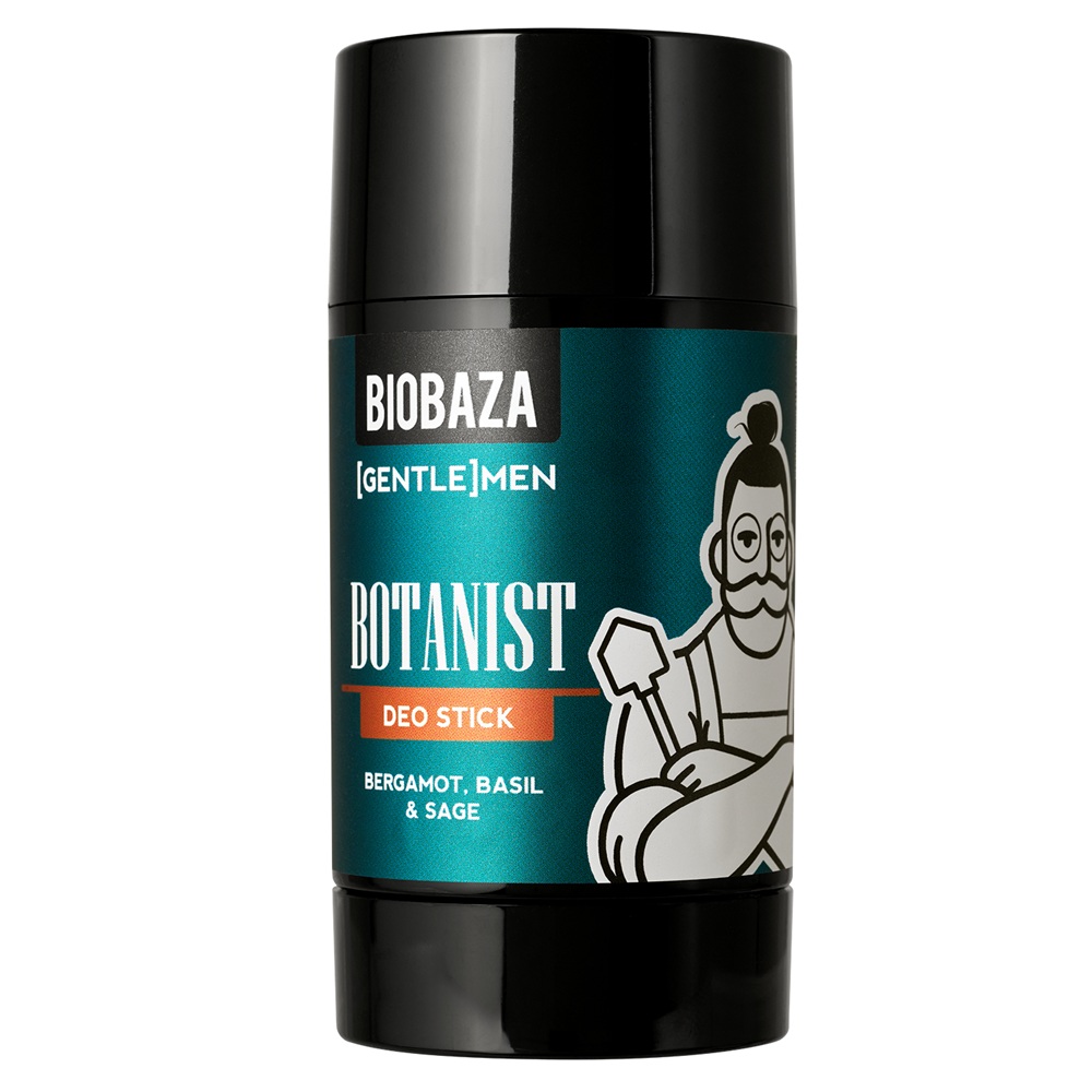 Deodorant stick cu ulei de bergamota, busuioc si extract de salvie Botanist, 50 ml, Biobaza