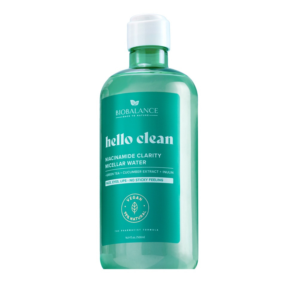 Apa micelara Niacinamide Clarity Hello Clean, 500 ml, Bio Balance