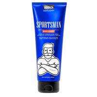 Sampon si gel de dus pentru barbati 2 in 1, cu aloe vera si extract de portocala dulce si salvie Sportsman, 220 ml, Biobaza