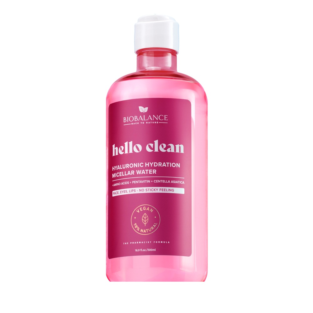 Apa micelara Hyaluronic Hydration Hello Clean, 500 ml, Bio Balance