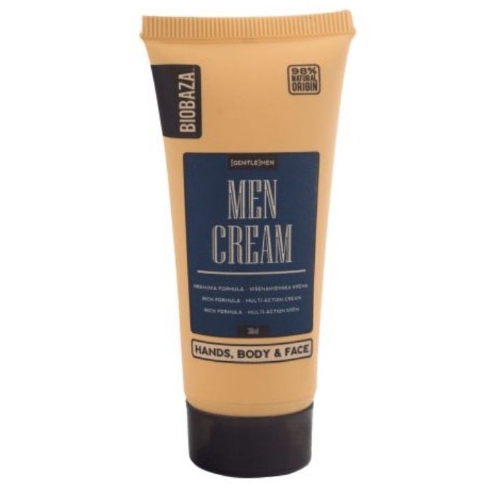 Crema de fata si corp hidratanta pentru barbati, 30 ml, Biobaza