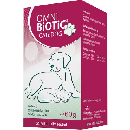 Probiotic pentru pisici si caini Omnibiotic Cat & Dog, 60 g, Vedra