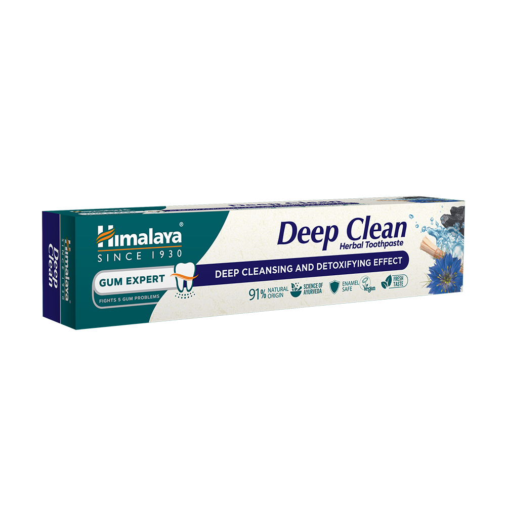 Pasta de dinti Deep Clean, 75 ml, Himalaya