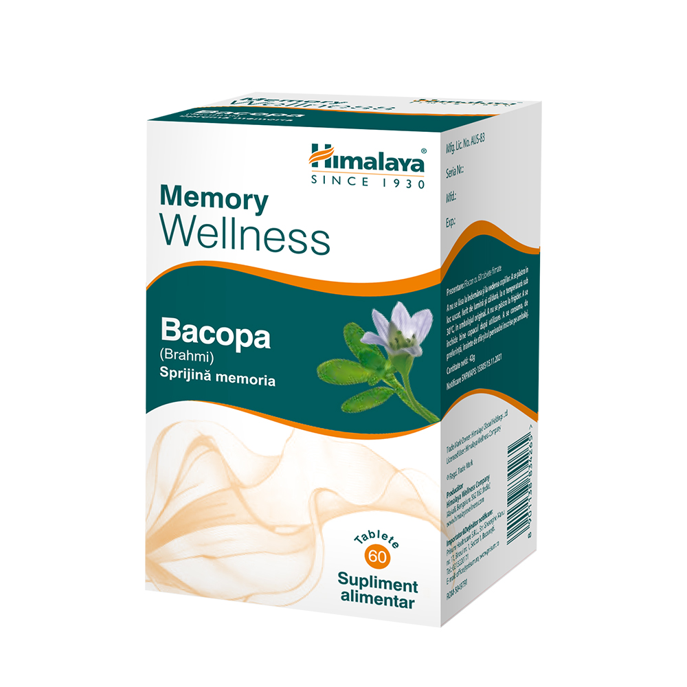 Bacopa, 60 tablete, Himalaya