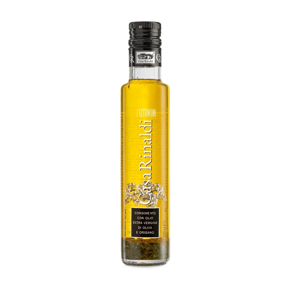 Ulei de masline extravirgin aromatizat cu Oregano, 250 ml, Casa Rinaldi