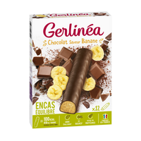 Batoane cu ciocolata si banane, 372g, Gerlinea