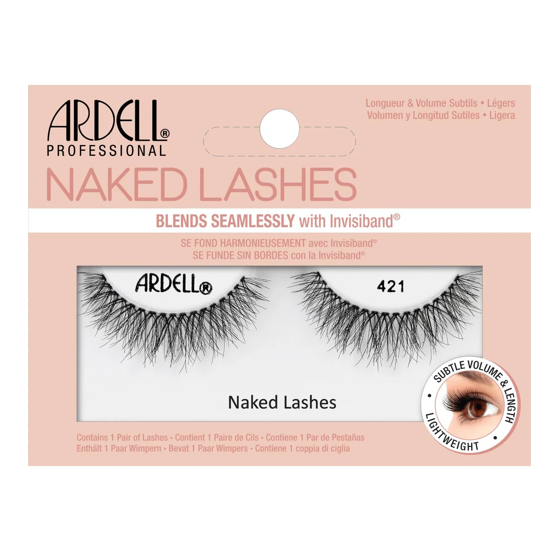 Gene false Naked Lashes 421, 1 pereche, Ardell