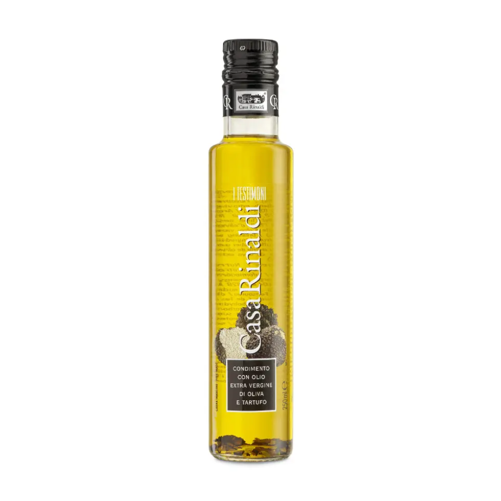 Ulei de masline extravirgin aromatizat cu trufe, 250 ml, Casa Rinaldi