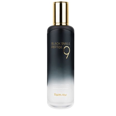 Emulsie hidratanta pentru fata cu extract de melc si peptide Black Snail, 120 ml, Farmstay 652290