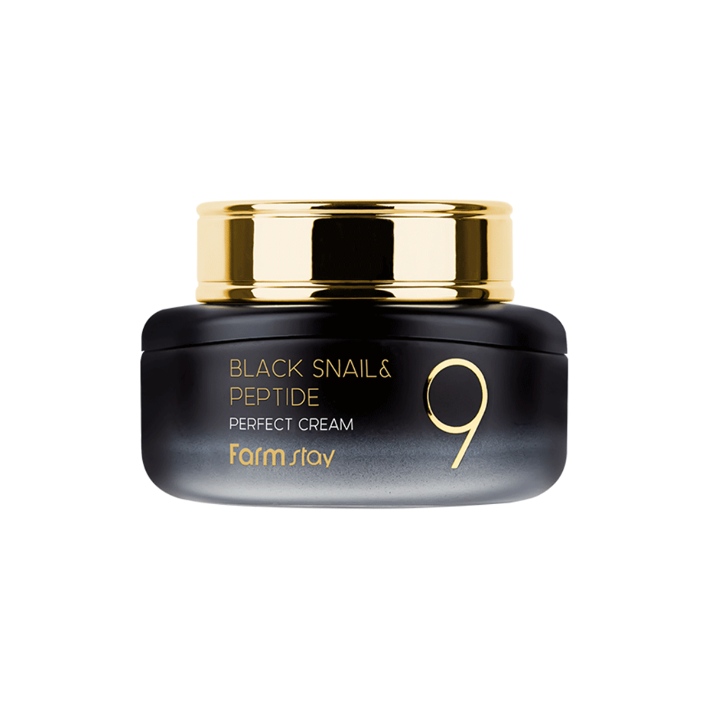 Crema ultra hidratanta cu extract de melc negru si peptide Black Snail, 55 ml, Farmstay