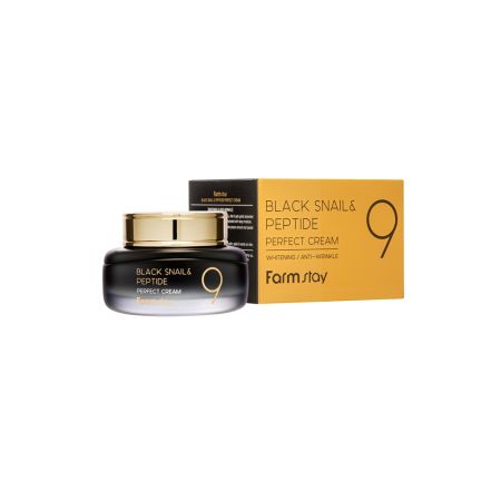 Crema ultra hidratanta cu extract de melc negru si peptide Black Snail, 55 ml, Farmstay 652293