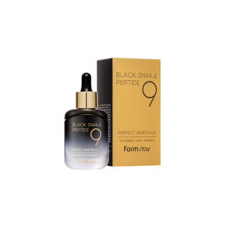 Ser pentru fata cu extract de melc negru si peptide Black Snail, 35 ml, Farmstay 652300