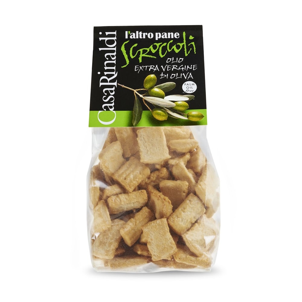 Snack traditionali cu ulei de masline extravirgin Scroccoli, 300 g, Casa Rinaldi