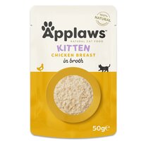 Hrana umeda cu piept de pui pentru puii de pisica, 50 g, Applaws