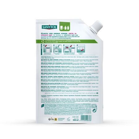 Rezerva sapun lichid antibacterian, 500 ml, Sanytol 652590