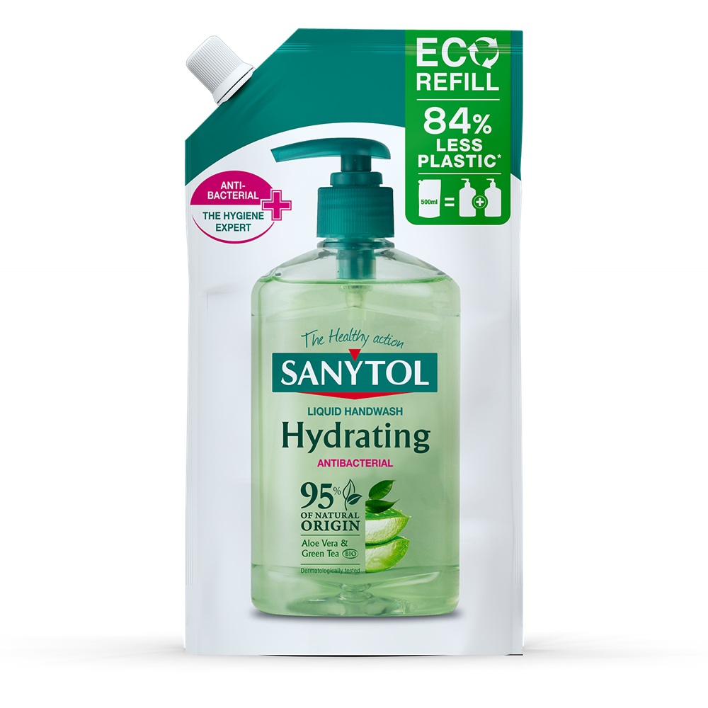Rezerva sapun lichid antibacterian, 500 ml, Sanytol
