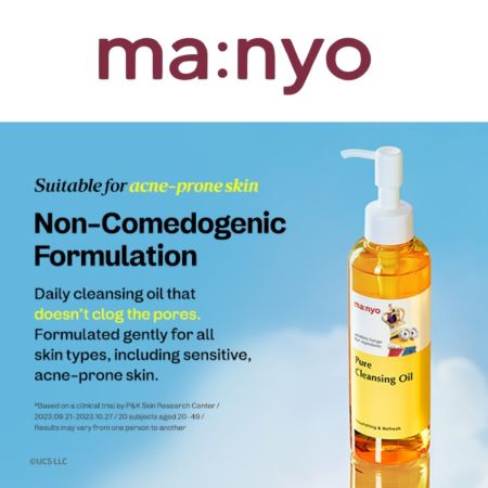 Set Minions Ulei de curatare Pure Cleansing Oil, 300 ml+25 ml, manyo 652639
