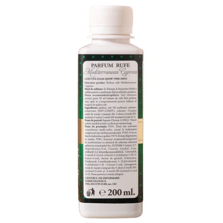 Parfum de rufe Mediterranean Cypress, 200 ml, Cashmere Aroma 652654