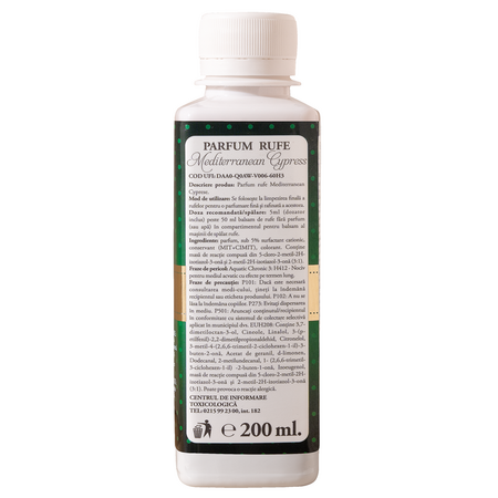 Parfum de rufe Mediterranean Cypress, 200 ml, Cashmere Aroma 652654