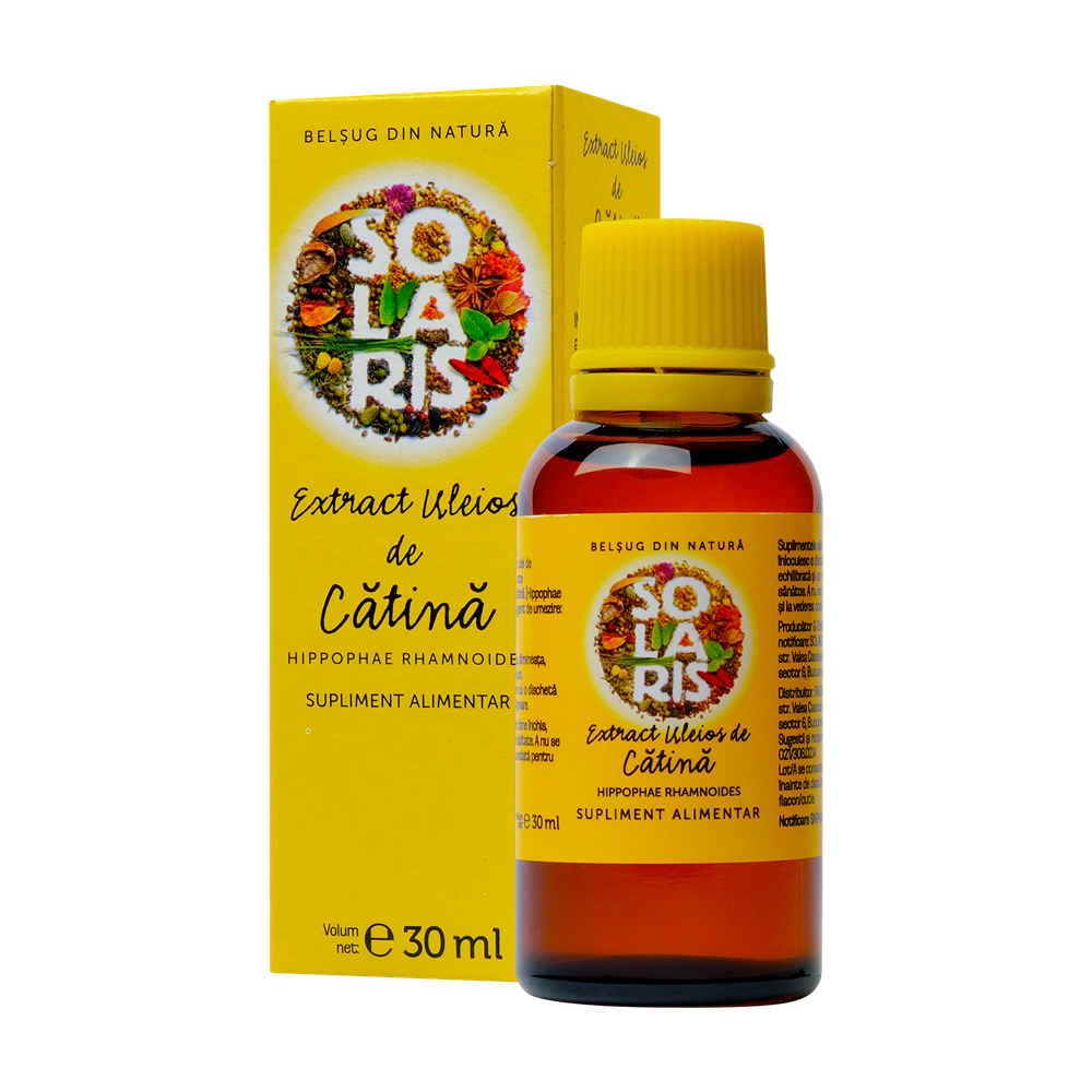 Extract uleios de catina, 30 ml, Solaris