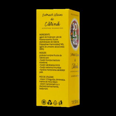Extract uleios de catina, 30 ml, Solaris 652672