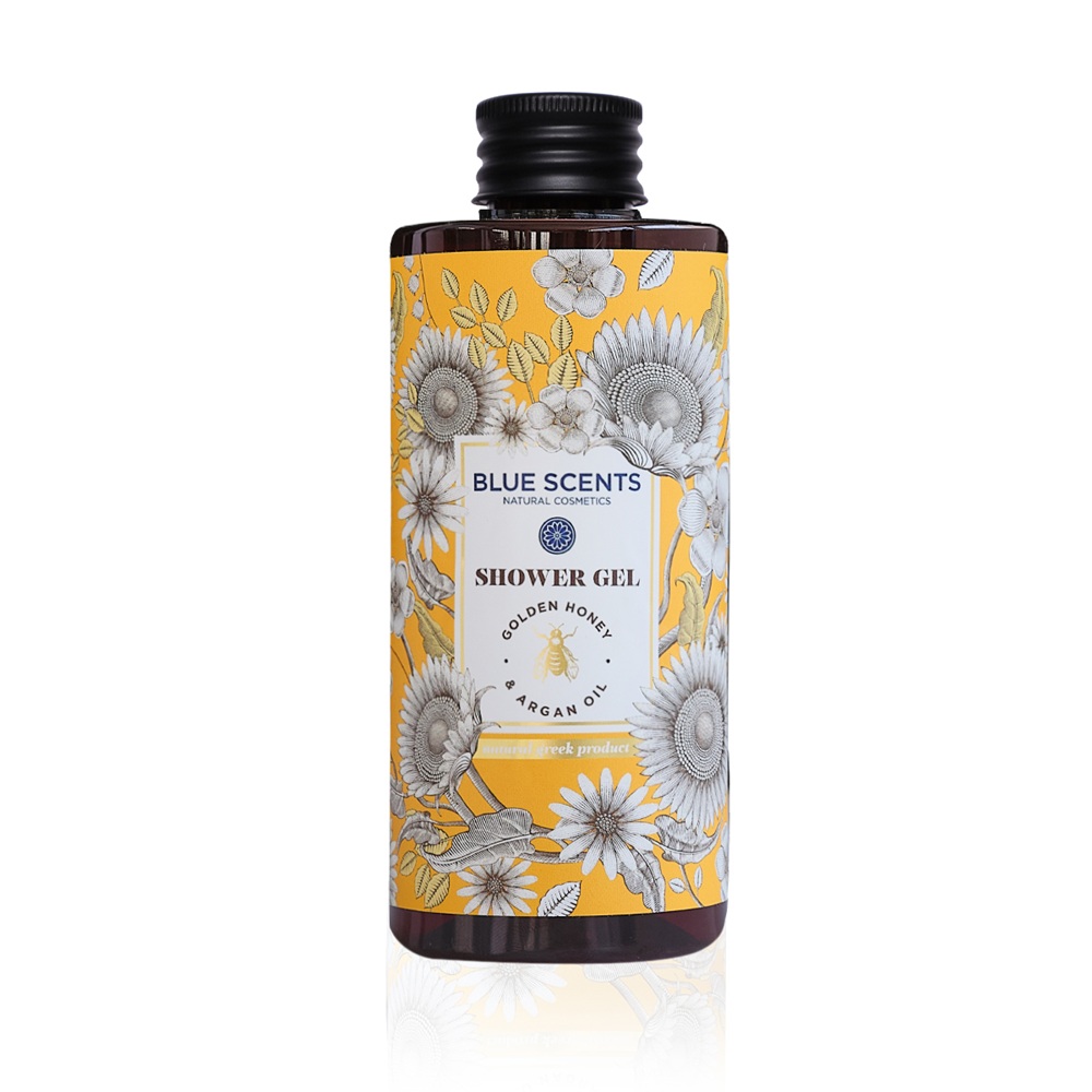 Gel de dus Golden Honey&Argan Oil, 300 ml, Blue Scents