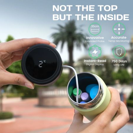 Termos portabil pentru insulina Citron Green Odyssey Smart, 1 bucata, Kekhealth 652771