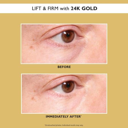 Patchuri cu gel pentru conturul ochilor 24K Gold Firming, 60 bucati, Peter Thomas Roth 652788