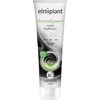Crema depilatoare Charcoal Power, 150 ml, Elmiplant