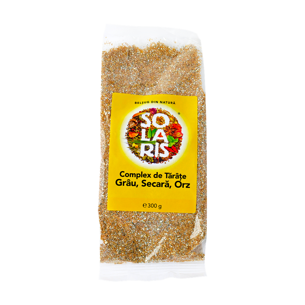 Complex de tarate grau, orz, secara, 300 g, Solaris