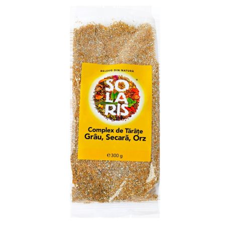 Complex de tarate grau, orz, secara, 300 g, Solaris