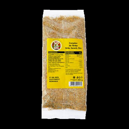 Complex de tarate grau, orz, secara, 300 g, Solaris 652855