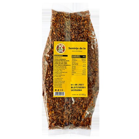 Seminte de in, 150 g, Solaris 661253