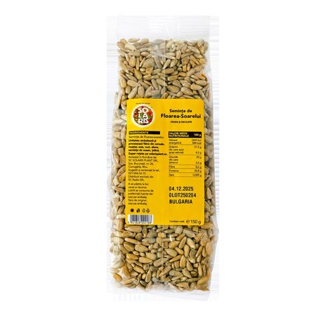 Seminte de floarea-soarelui, 150 g, Solaris 661246