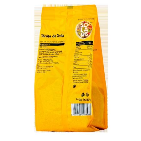 Tarate de ovaz, 350 g, Solaris 661211