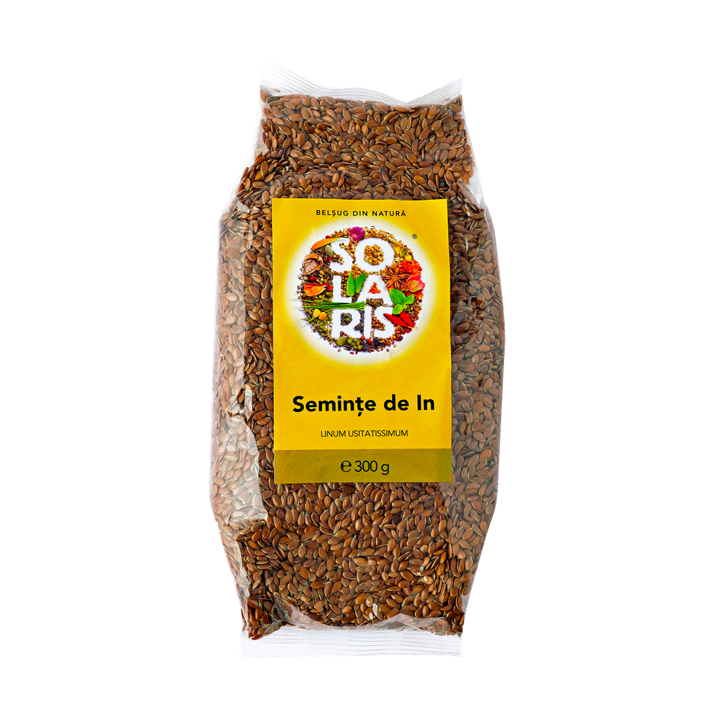 Seminte de in, 300 g, Solaris