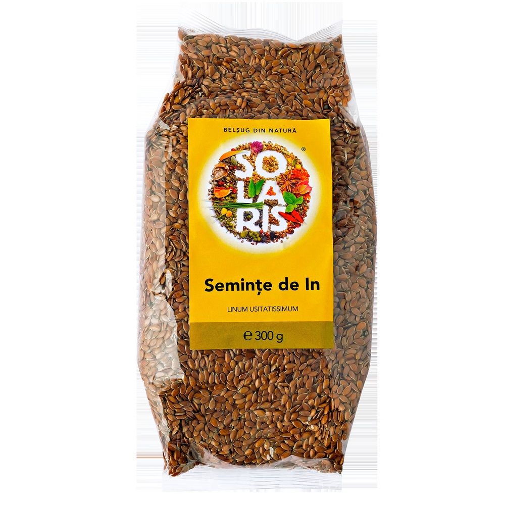 Seminte de in, 300 g, Solaris