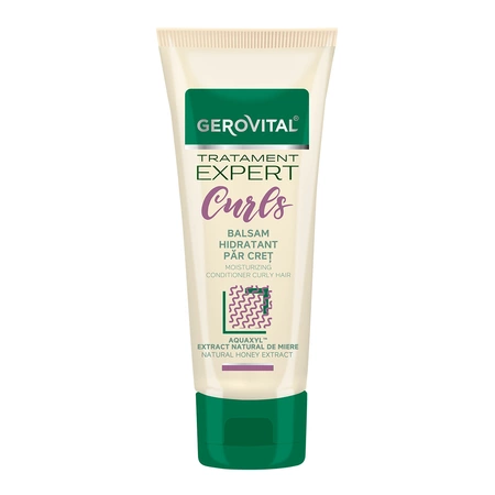 Balsam hidratant pentru parul cret Tratament Expert Curls, 150 ml, Gerovital