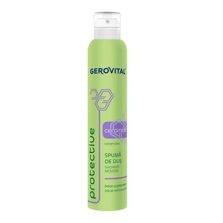 Spuma de dus cu ceramide, 200 ml, Gerovital