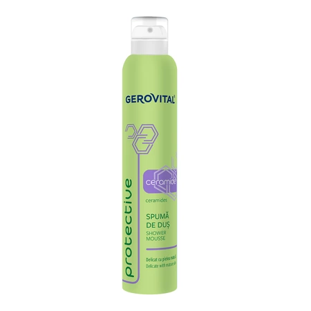 Spuma de dus cu ceramide, 200 ml, Gerovital