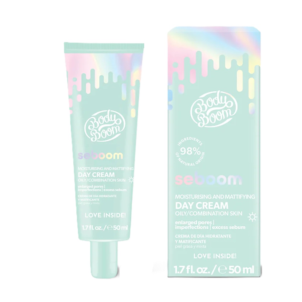 Crema pentru fata hidratanta si matifianta Seboom, 50 ml, Body Boom