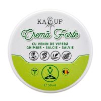 Crema Forte cu venin de vipera, ghimbir, salcie si salvie, 50 ml, Kasuf