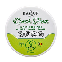 Crema Forte cu venin de vipera, ghimbir, salcie si salvie, 50 ml, Kasuf
