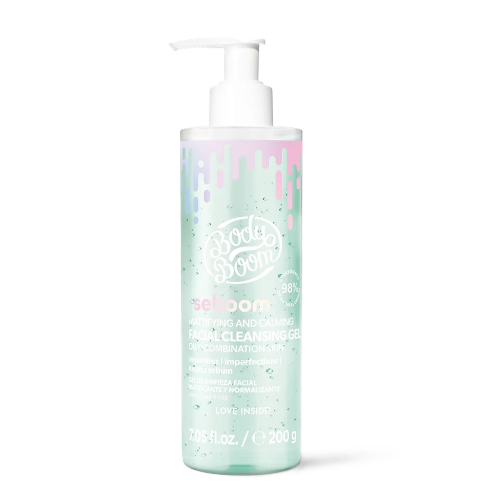 Gel pentru fata cu efect de matifiere Seboom, 200 g, Body Boom