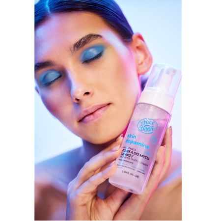 Spuma hidratanta pentru curatarea fetei Skin Dopamine, 150 ml, Body Boom 652952